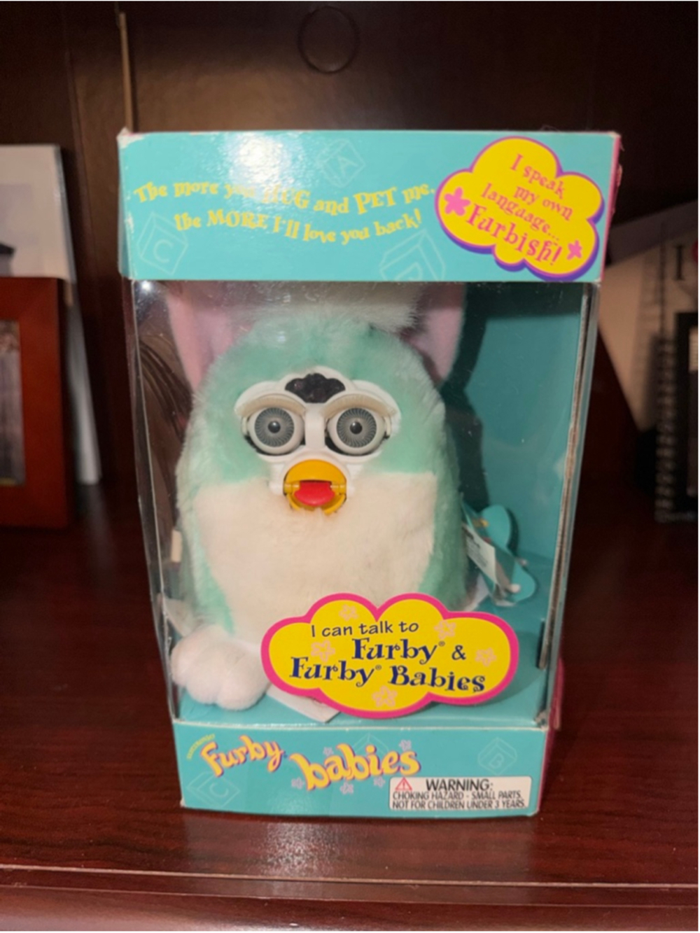 Tiger Electronics Furby Babies Stuffed Animal One Size Teal White